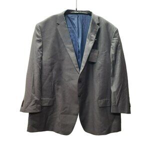 Joe Joseph Abboud Executive Suit Jacket Coat, 58R 54L, Gray, Wool, double vent